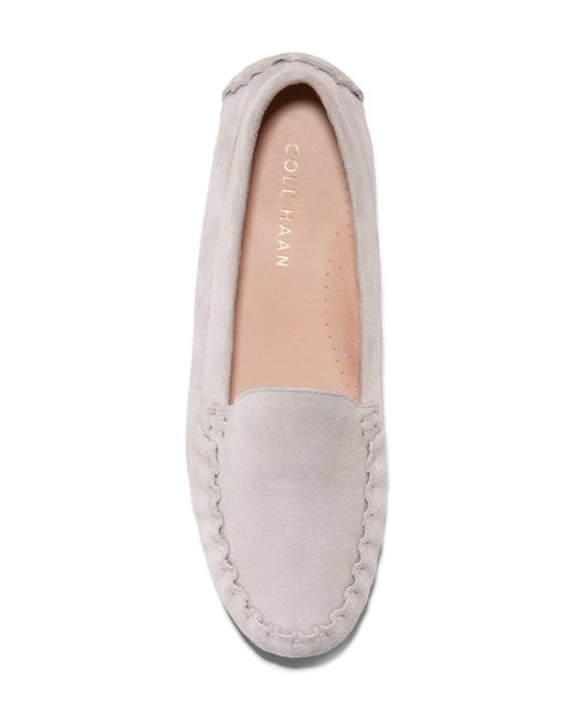 Cole Haan White Evelyn Leather Loafer