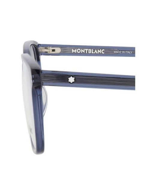 Montblanc Multicolor 54Mm Rectangular Optical Glasses for men