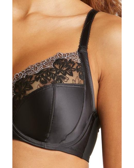 Wacoal Black Side Note Full Coverage Underwire Bra