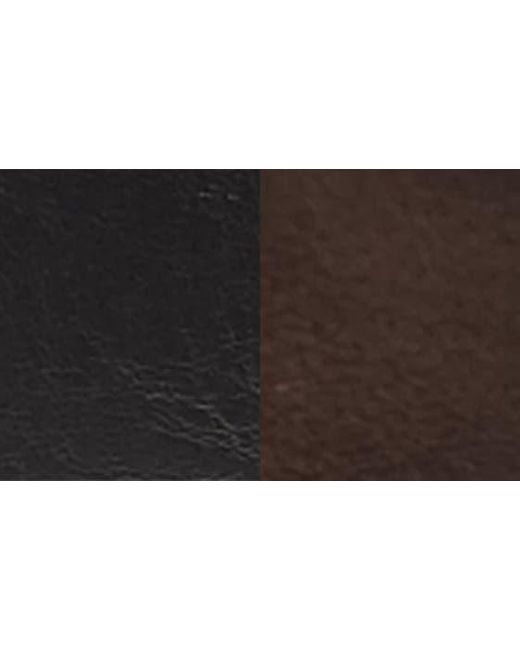 Bosca Black Reversible Smooth Leather Belt for men