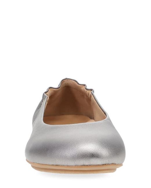 Dansko White Mollie Ballet Flat