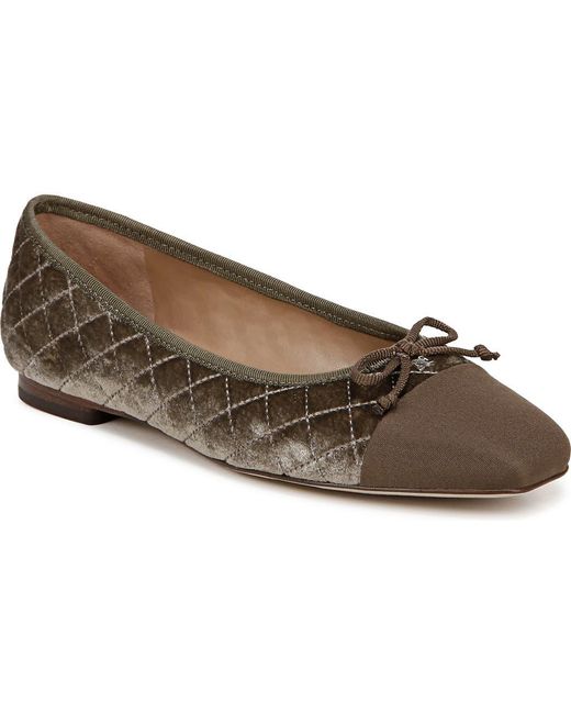 Sam Edelman Gray Marilyn Cap Toe Ballet Flat