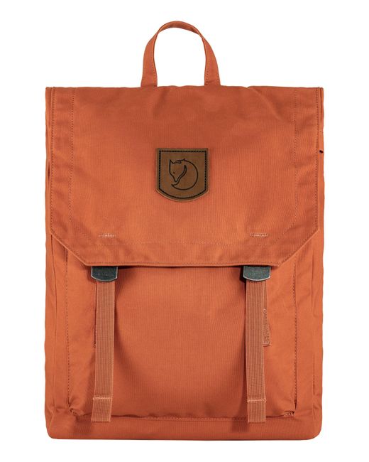 Fjallraven Orange Foldsack No.1 Water Resistant Backpack