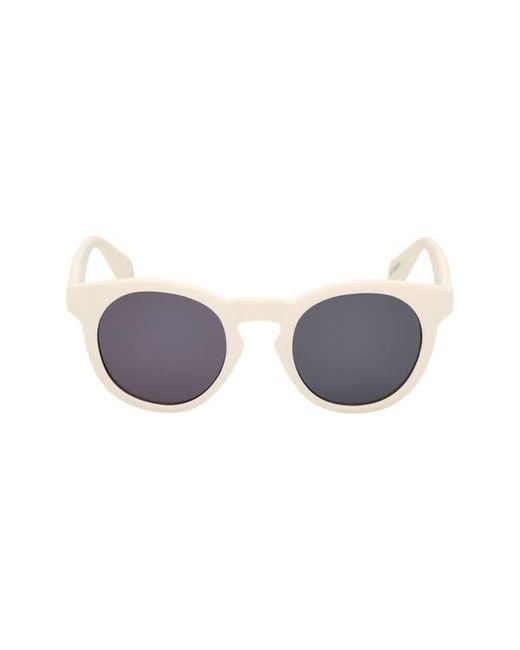 Adidas Gray Round Sunglasses for men