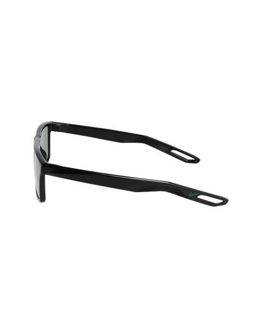Nike Green Nv03 55Mm Rectangular Sunglasses for men