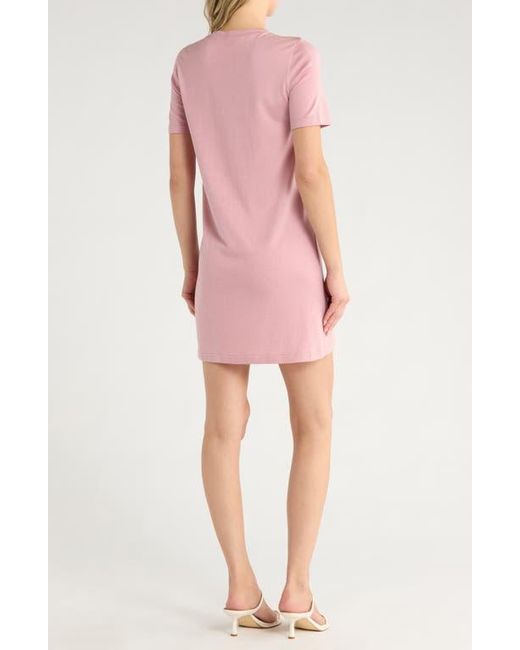 AREA STARS Pink Nyra T-Shirt Dress