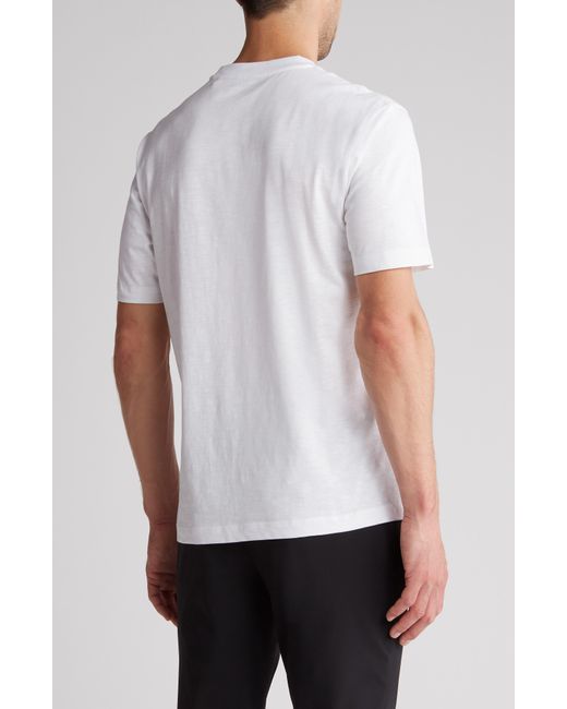 Karl Lagerfeld White Logo Cotton Graphic T-shirt for men