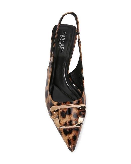 BERNESS Multicolor Kitten Heel Slingback Pump
