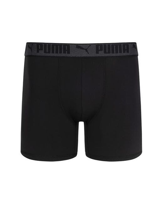 PUMA Black 3-Pack Flex Training Boxer Briefs for men
