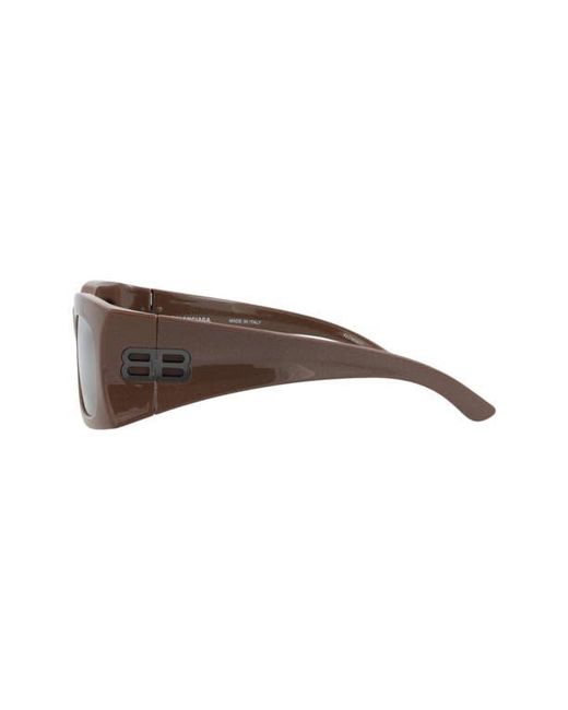 Balenciaga Natural 58Mm Rectangular Sunglasses