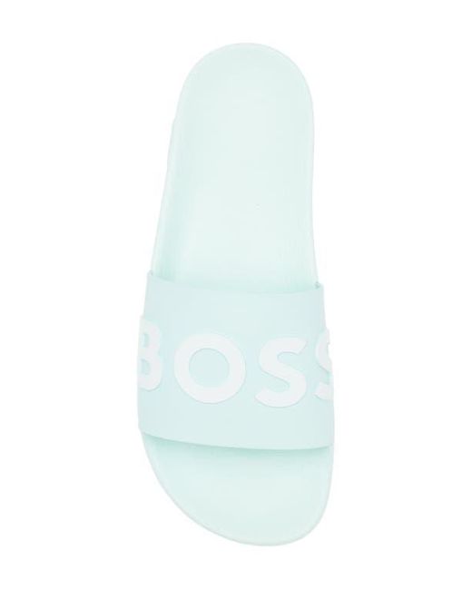 Boss Blue Bay It Slide Sandal for men