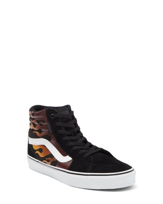Vans Filmore High Top Sneaker In Faded Flame Black/white At Nordstrom Rack | Lyst