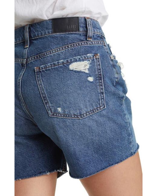 Rails Blue The Hermosa Distressed Denim Shorts