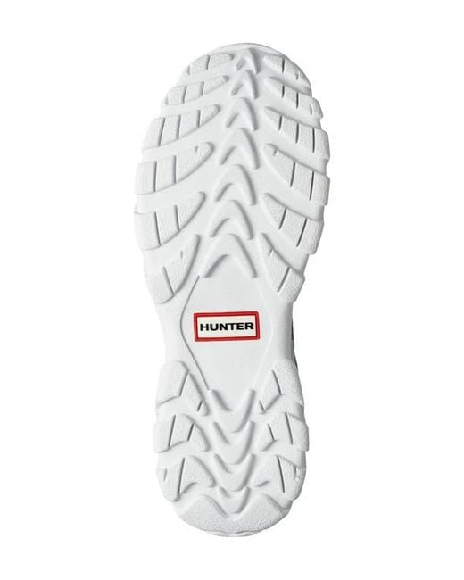 Hunter White Sara Waterproof Sneaker