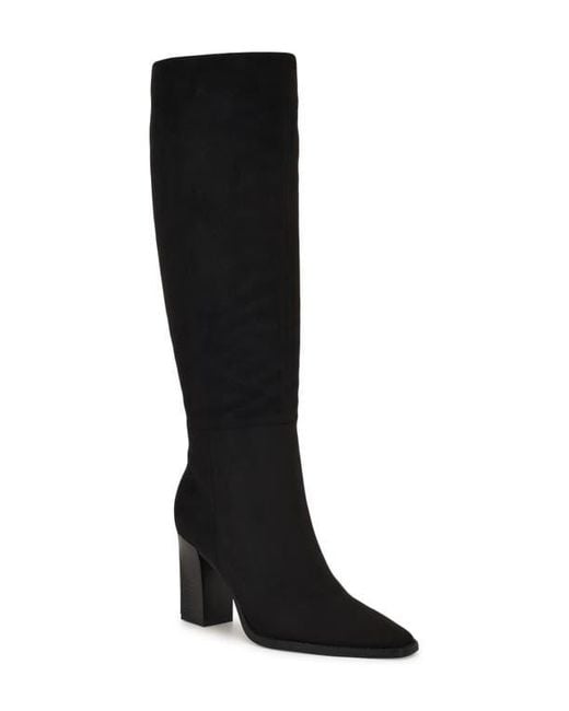 Nine West Black Zeran Knee High Boot