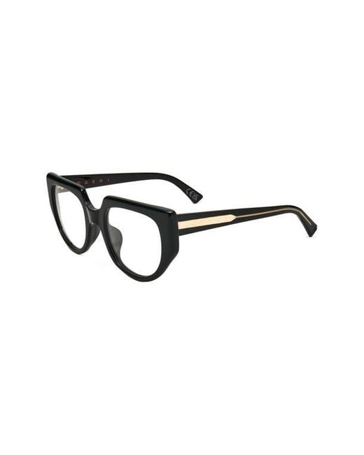 Marni Black Cat Eye Optical Glasses