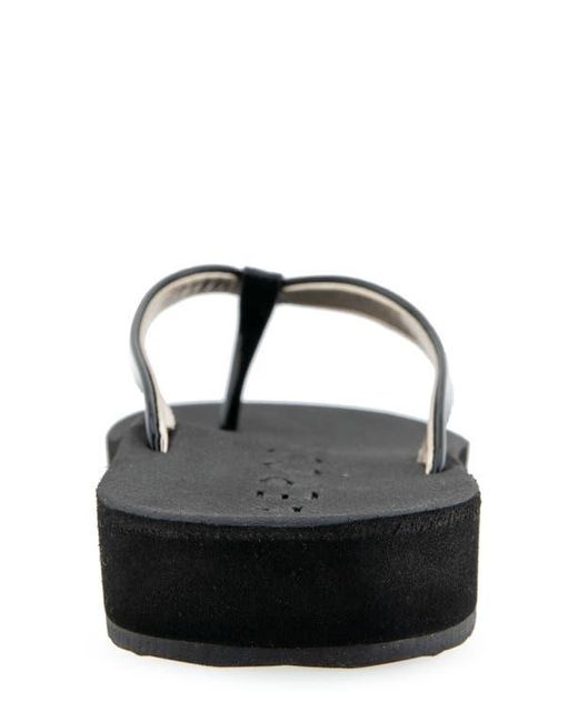 Aerosoles Black Jace Flip Flop