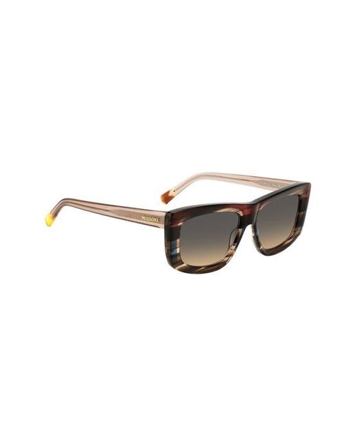 Missoni Multicolor 60Mm Gradient Rectangular Sunglasses