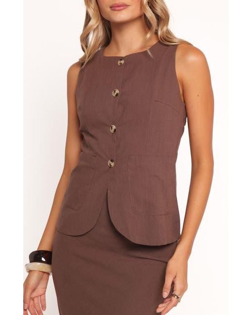 Petal & Pup Red Two-Piece Vest And Maxi Skirt Vest