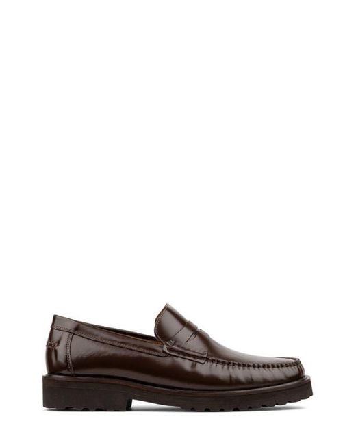 Donald J Pliner Brown Judd Penny Loafer for men