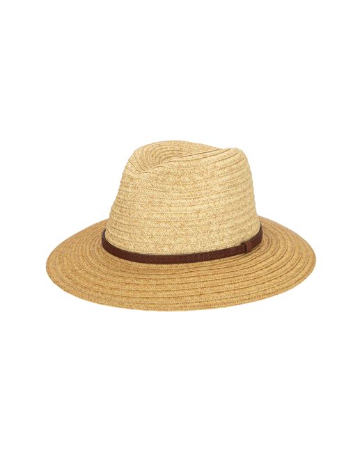 San Diego Hat Natural Ultrabraid Two-tone Raffia Fedora for men
