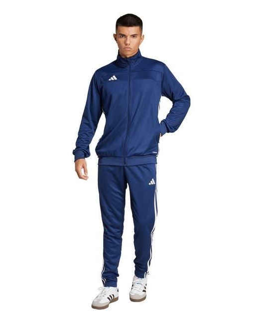 Adidas Blue Tiro 25 Essentials Training Jacket for men