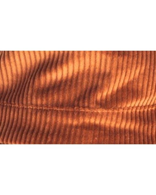 Barbour Orange Tolsta Corduroy Bucket Hat for men