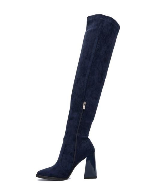 TORGEIS Blue Sasha Over-The-Knee Boot