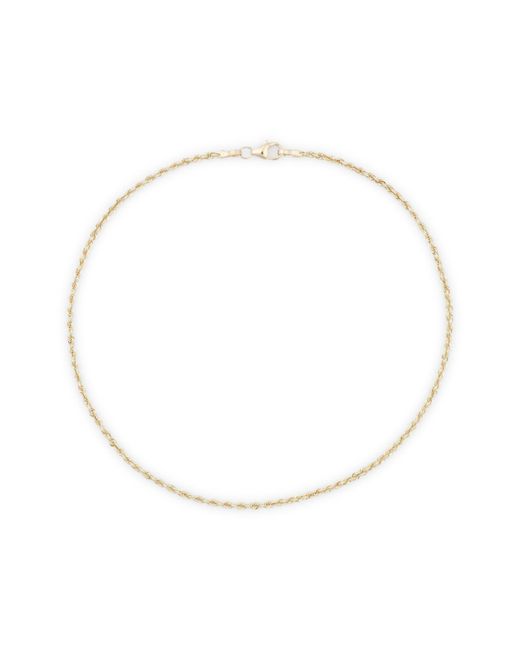 Bony Levy White Rope Chain Anklet