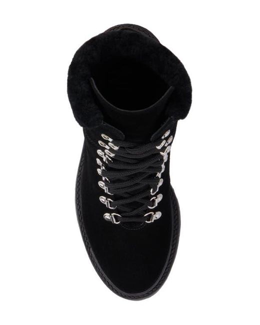 Aquatalia Black Vikki Lace-Up Boot