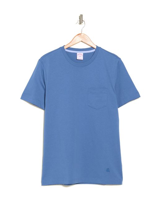 Brooks Brothers Cotton Jersey T-shirt in Blue for Men | Lyst