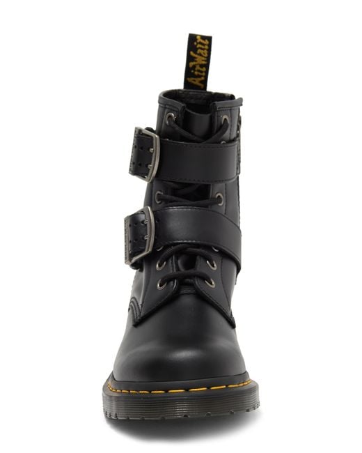 Dr. Martens Black 1460 Double Strap Zip Boot