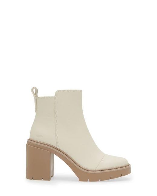 TOMS Natural Leather Rya Ankle Booties