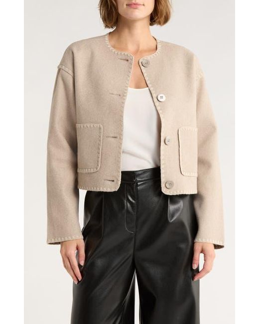 Vigoss Natural Contrast Stitch Jacket