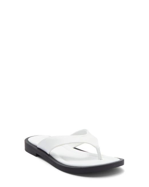 Nordstrom Rack White Coco Flat Sandal