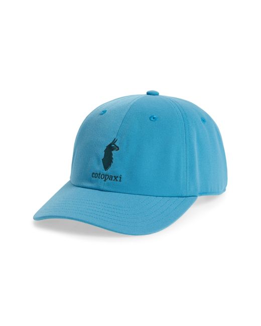 COTOPAXI Blue Embroidered Dad Hat for men