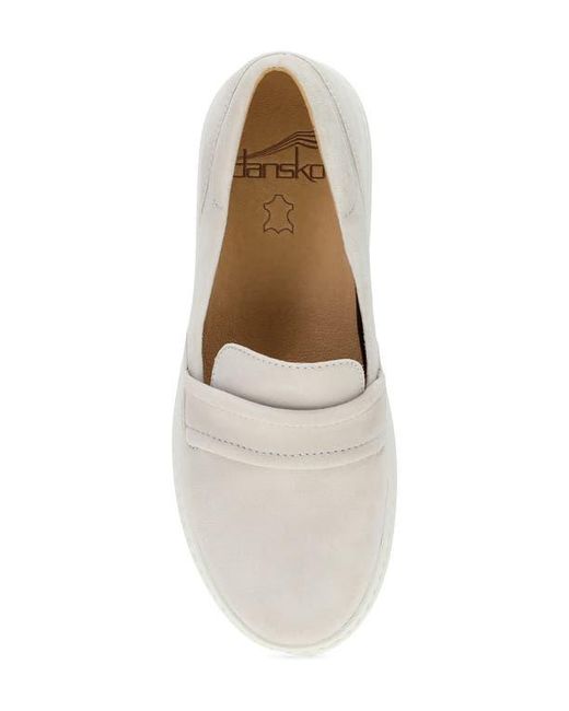 Dansko White Josephine Loafer