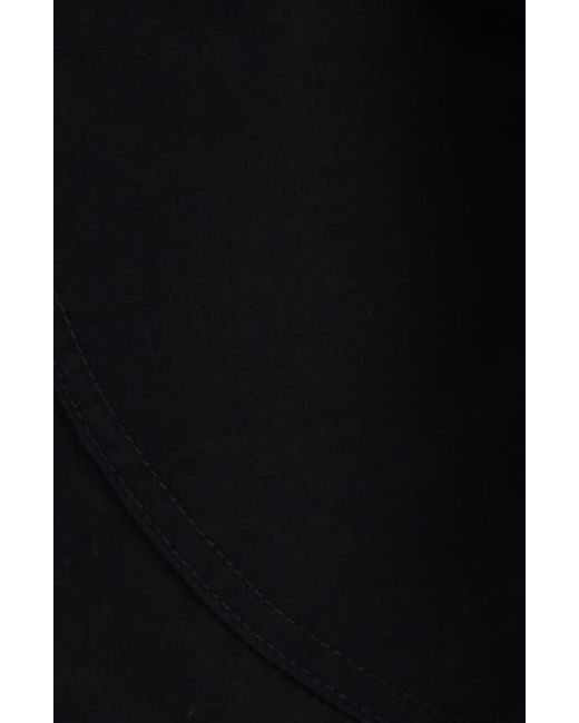 ICECREAM Black Destro Cotton Ripstop Cargo Shorts for men