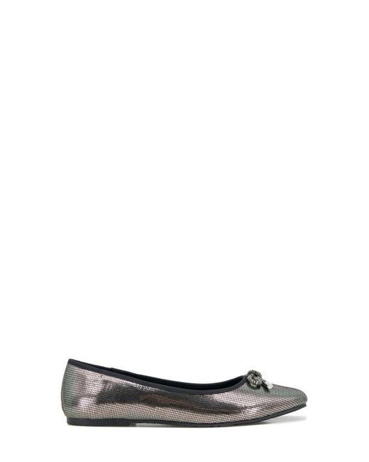 Kenneth Cole Black Elstree Bow Flat