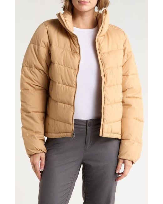 Columbia Shimmer Ridge Cropped Water Repellent Channel Quilted 
