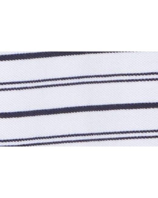 Brooks Brothers White Stripe Original Fit Cotton Polo for men