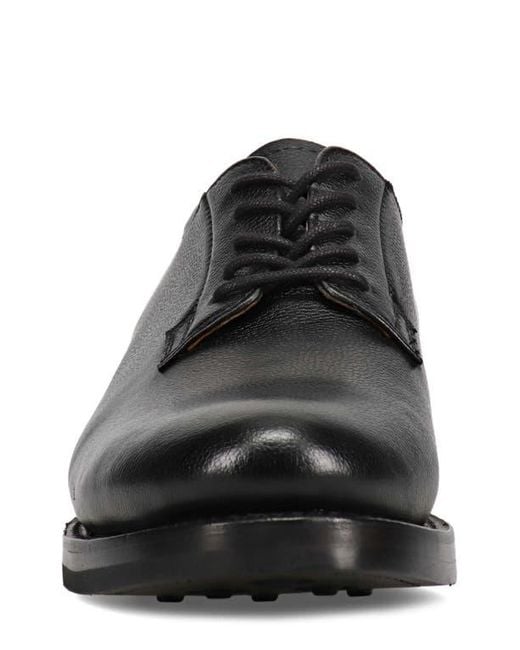 Frye Black Dylan Plain Toe Oxford for men
