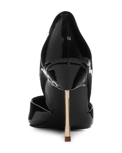 Kurt Geiger Black Bond 90 D'Orsay Pump