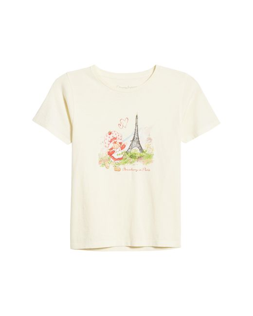 GOLDEN HOUR Blue Eiffel Hearts Graphic Baby T-shirt