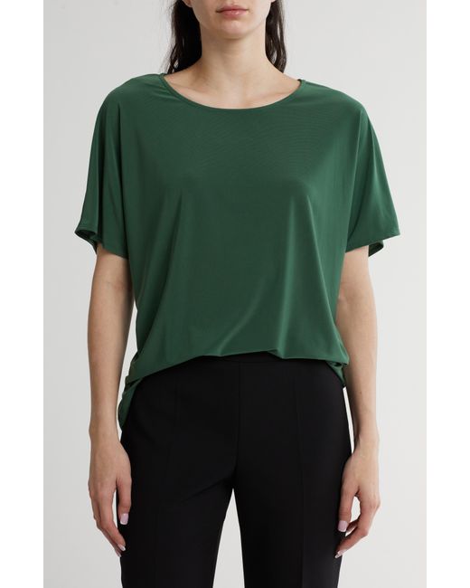 Vince Camuto Green Dolman Sleeve High/low Top