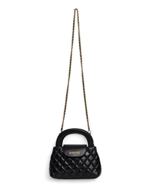 Walter Baker Black Phoebe Mini Top Handle Satchel