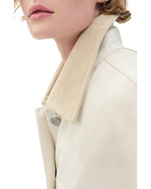 Rag & Bone White Natalia Denim Jacket