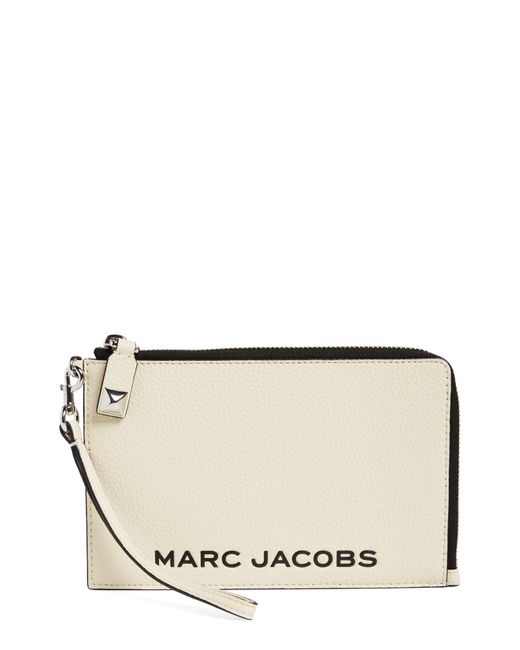 Marc Jacobs Natural Zip Around Wristlet Card Case