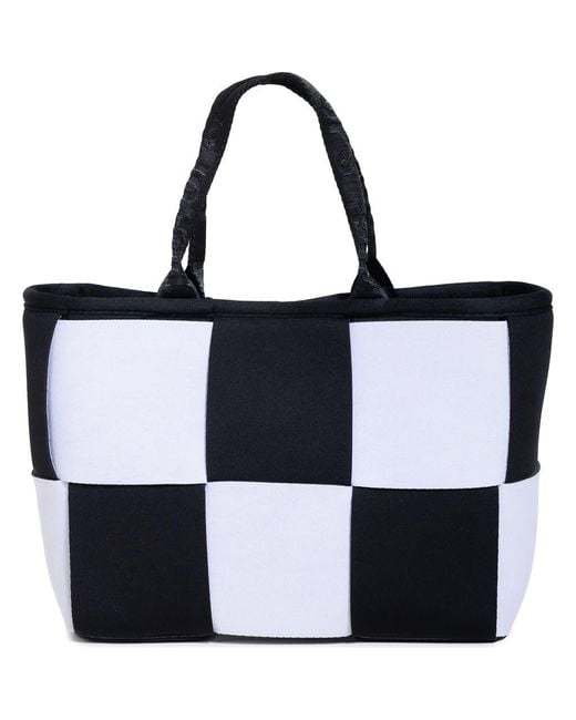 Pop Ups Brand Black Water Resistant Woven Neoprene Mini Tote Bag