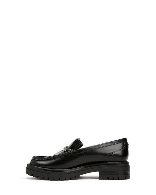 Sam Edelman Black Carie Kiltie Fringe Loafer